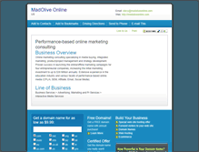 Tablet Screenshot of madoliveonline.com
